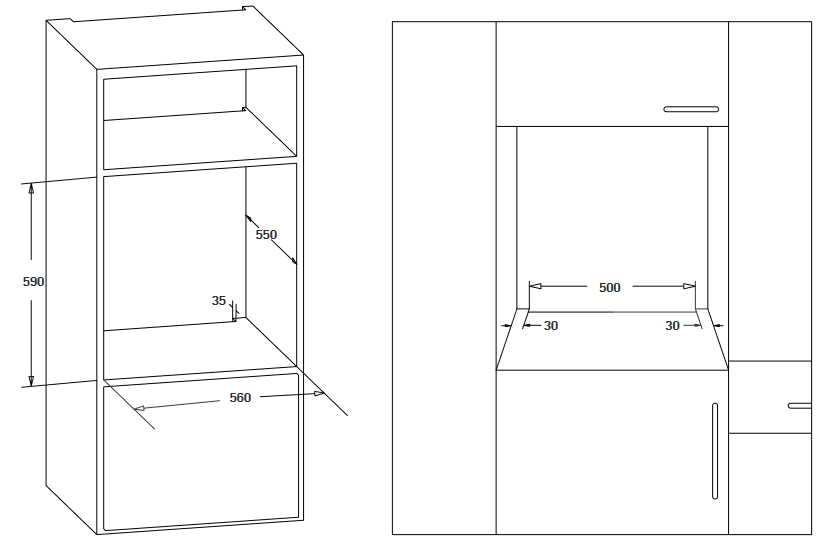 9033918 Электрический духовой шкаф Simfer B6EB04070 черный STDN-0010732 - Вид №4