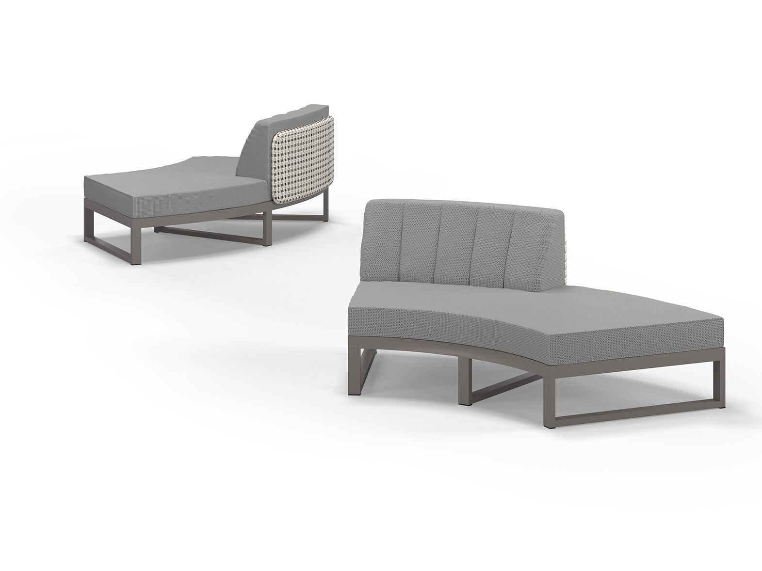 Модульный изогнутый садовый диван из ткани MAMAGREEN Munia ARCH-00071252 - Вид №3