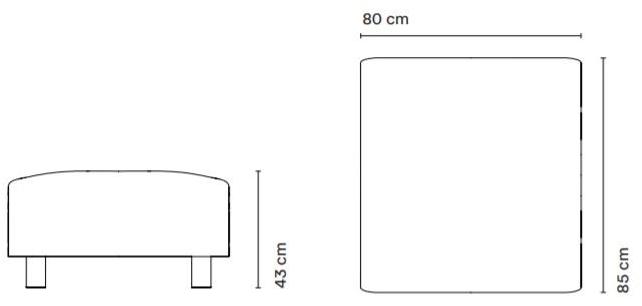 Hem Подставка для ног из ткани Koti sun-id-1440495 - Вид №1