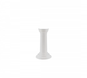 Gentry Home Пьедестал для раковины 640 мм с канавками Belgravia Рифленый белый GH103003