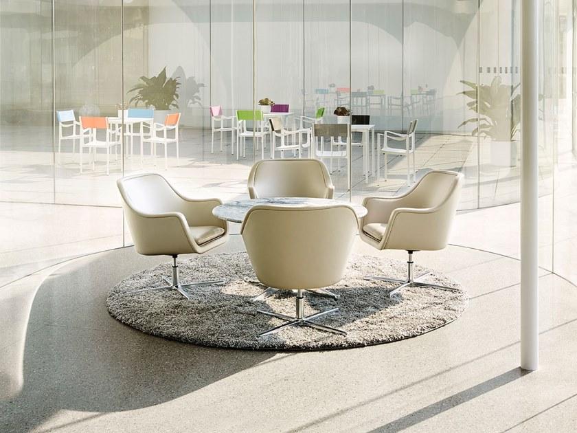 Herman Miller Мягкое кресло на 4 спицы с подлокотниками Bumper sun-id-1492171 - Вид №3