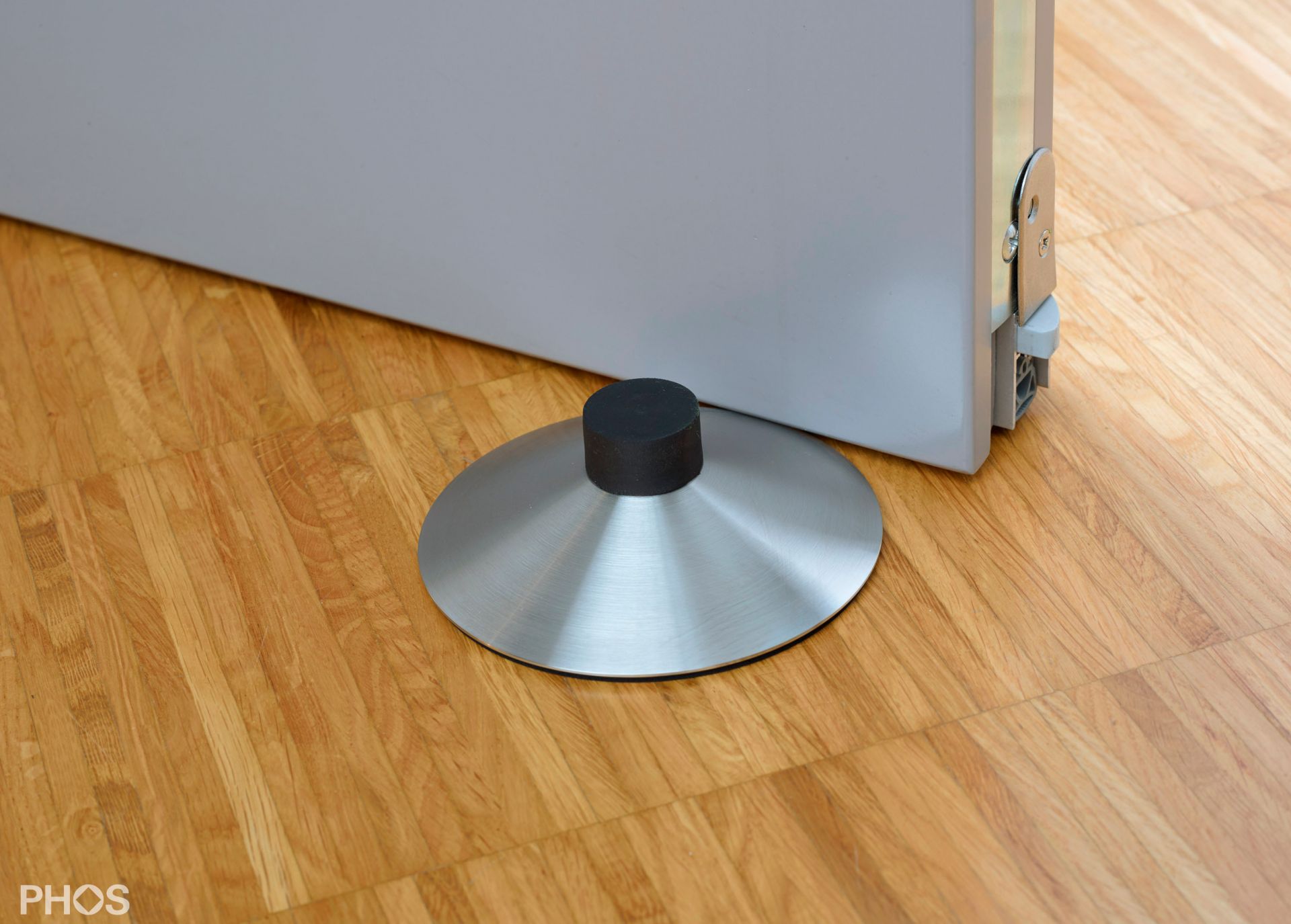 TSB100-18 Дверной стопор/дверной клин вулкан отдельностоящий ø100 мм, высота 3,3 см. PHOS  - Вид №1