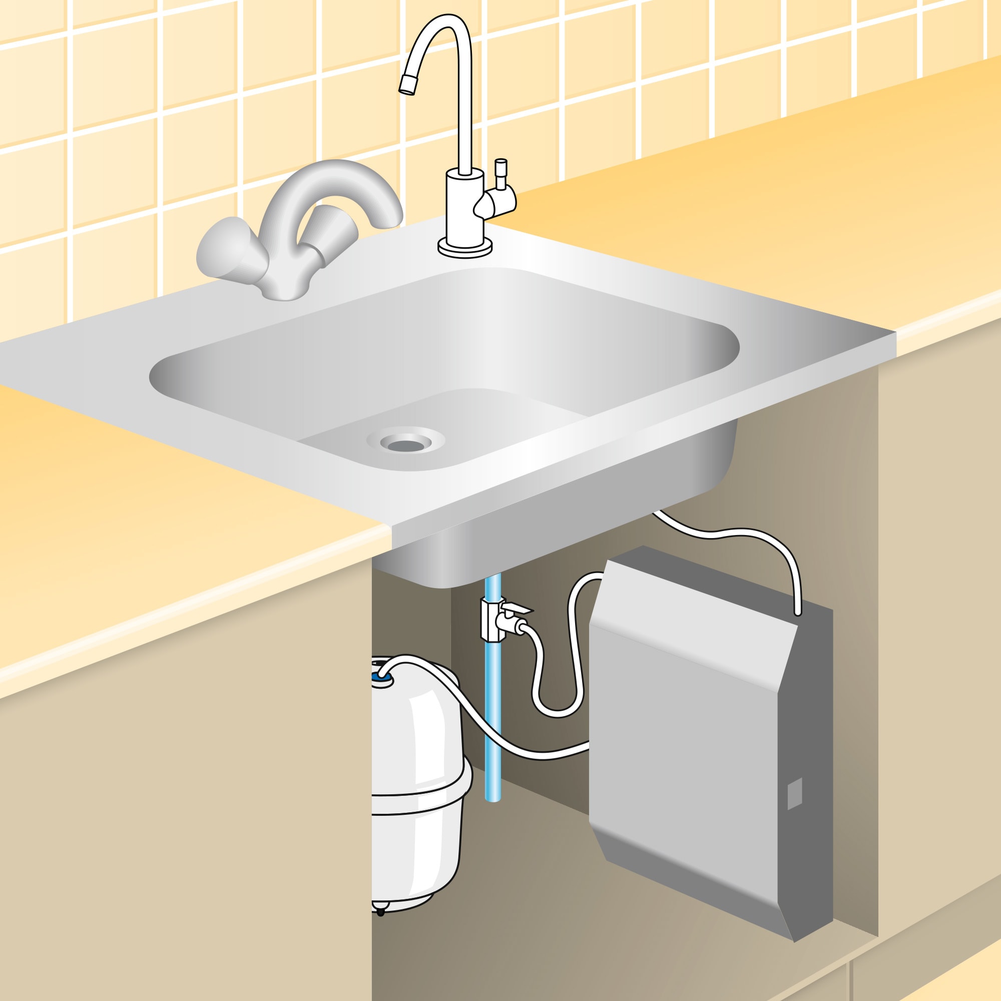 14156778 Система обратного осмоса Новая Вода MO 510, 4 ступени Santreyd  - Вид №9
