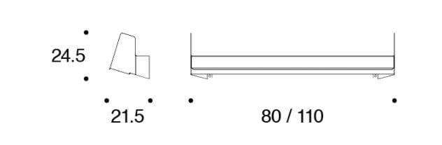 Окрашенная металлическая полка Danese Milano Сармьенто ARCH-00022814 - Вид №5