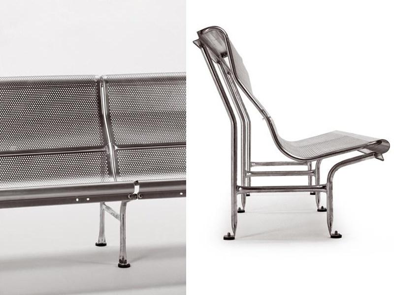 BD Barcelona Design Модульная скамья из стали со спинкой sun-id-1450940 - Вид №2