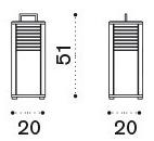 Ethimo Фонарь из тикового дерева Ginger Gglt0100 - Вид №7