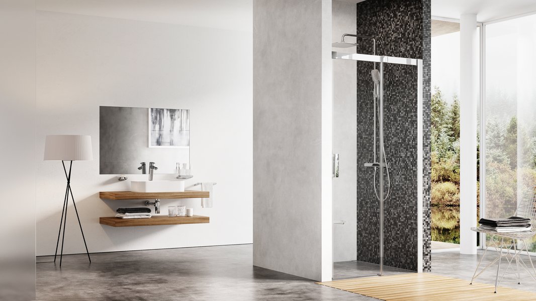 MSD2-120 L белая+транспарент Ravak 0WLG0100Z1 - Вид №1