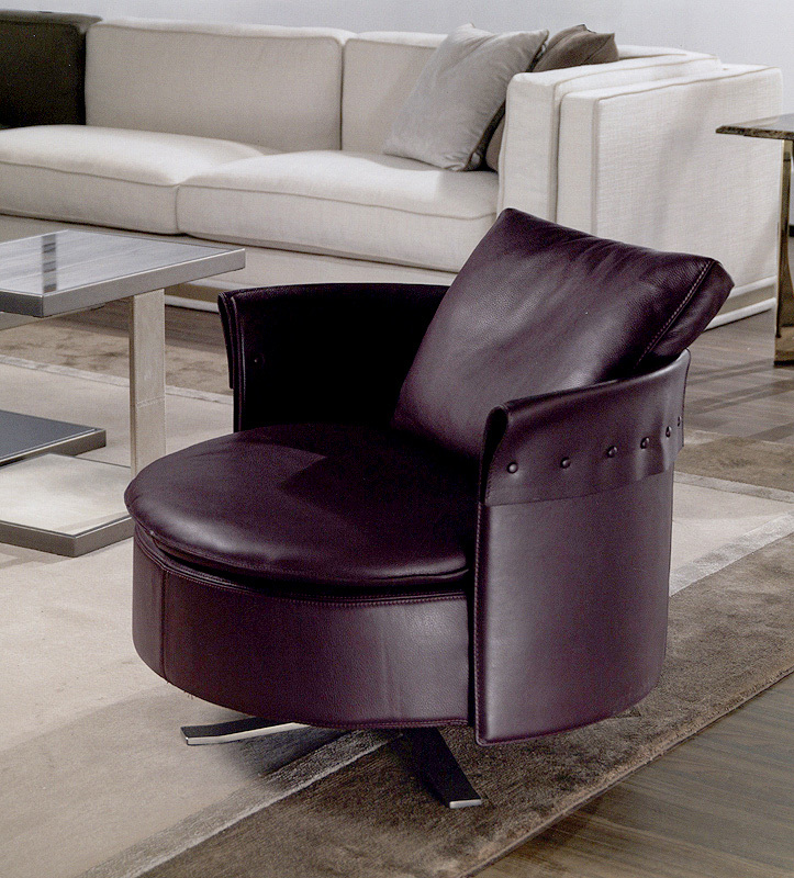 Кресло вращающееся CHARME LONGHI X 610 Girevole Loveluxe - Вид №1