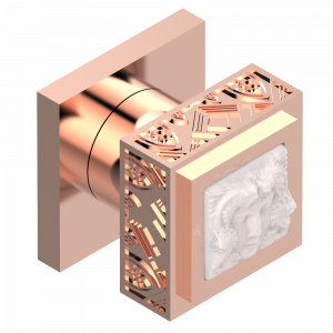 A2T-30B Маховик для встраиваемого в стену вентиля Thg-paris Masque de Femme, métal gravé Розовое золото