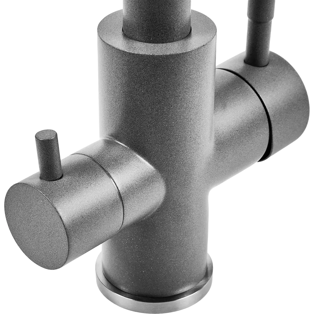 Смеситель DELINIA Луза для кухни с аэратором, серый шелк 88537824 STLM-0878301 - Вид №5