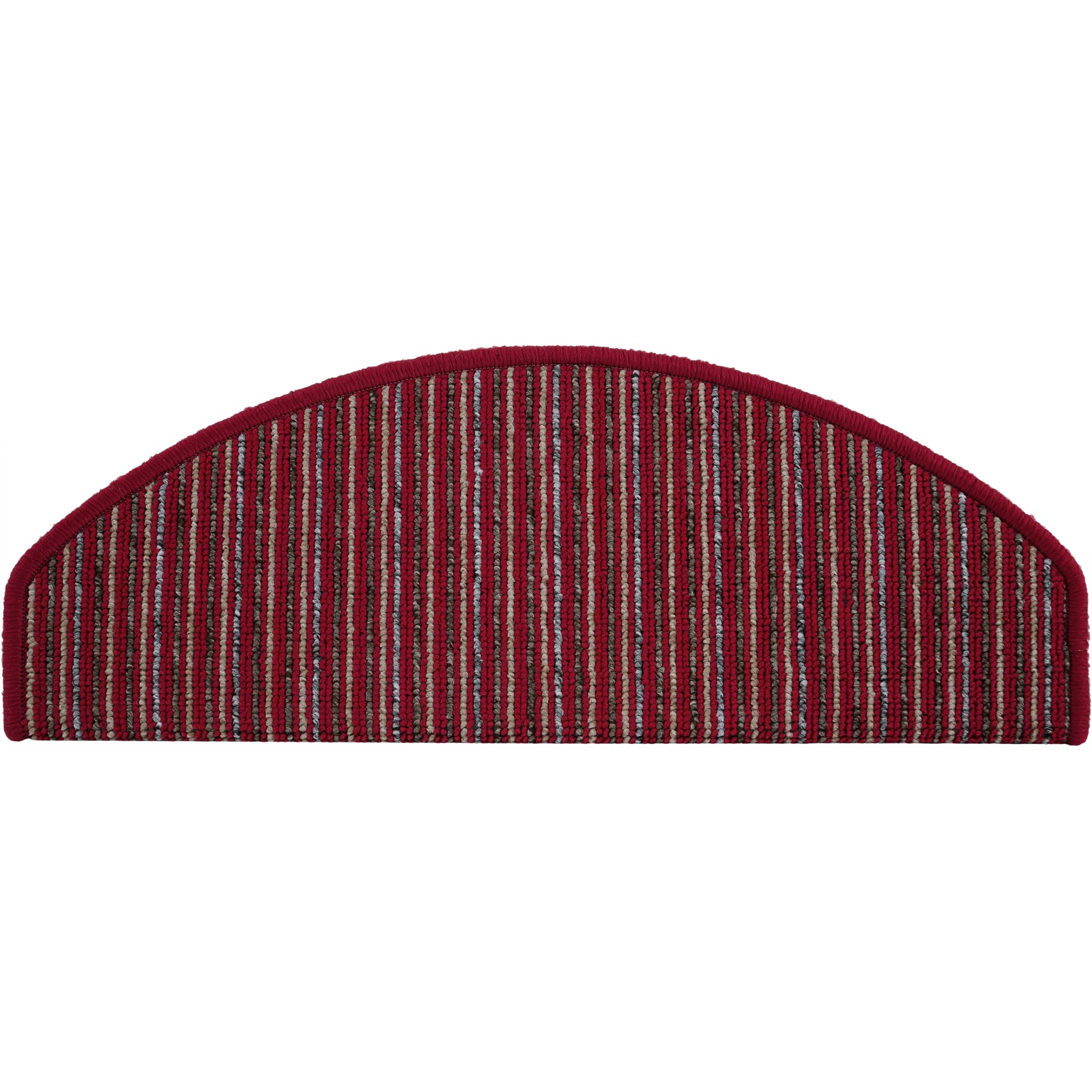 82375922 Коврик для ступеней «Praga Step» 24x65 см полипропилен цвет красный Santreyd 