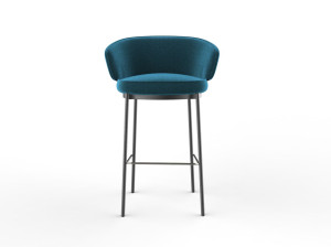 Мягкий стул из ткани или кожи