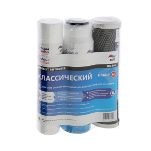 90384717 Комплект сменных картриджей АКv-040 № 7 Классический фильтрующий STLM-0208789 AQUAKRATOS