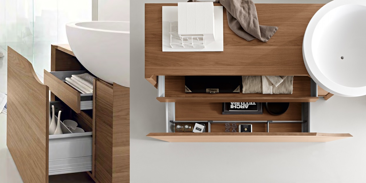 Toscoquattro Комплект мебели для ванной 01 LE ACQUE Noce Canaletto 16A5808LC1NC - Вид №1