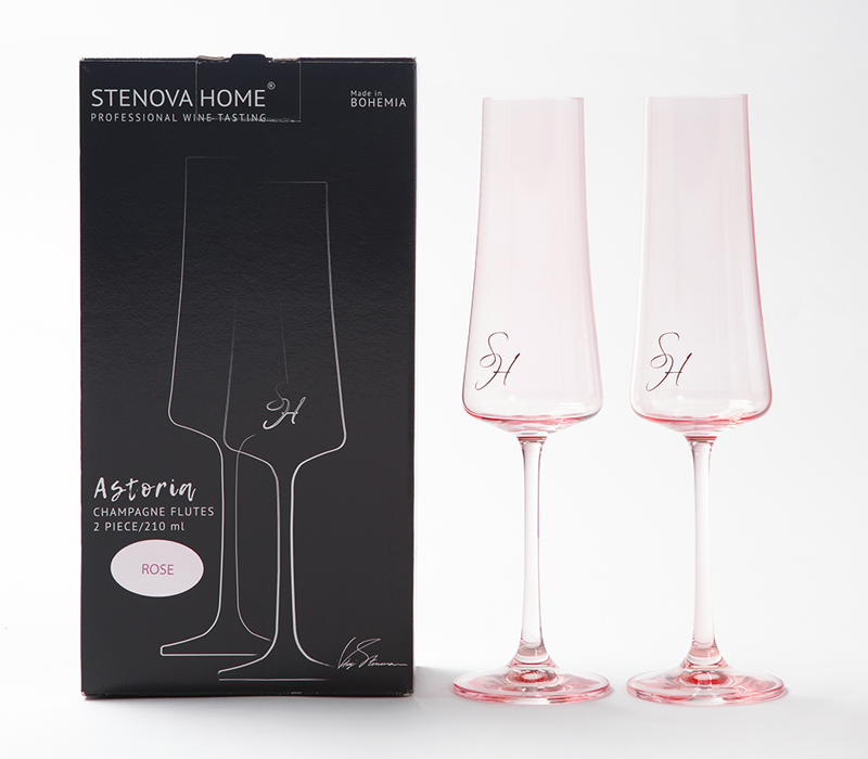 Victoria Stenova 611015 Набор бокалов для шампанского Astoria Rose  - Вид №7