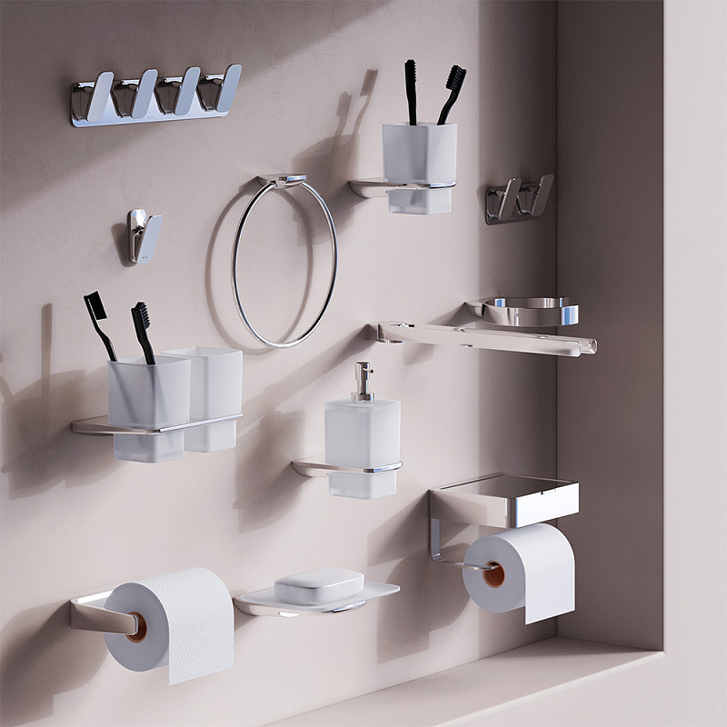 A50A35600 Двойной крючок для полотенец хром шт AM.PM Inspire 2.0  - Вид №1