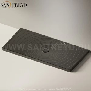 Flaminia WATER DROP Душевой поддон 140 см черный DR70.9017