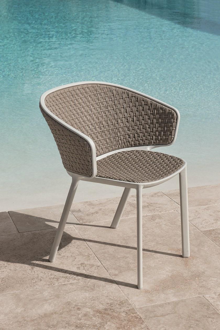 Ethimo Штабелируемый садовый стул Pluvia Pvpdimnw0 - Вид №5