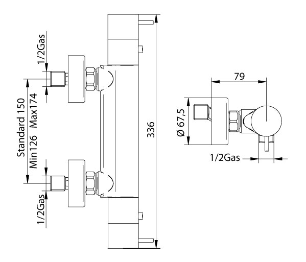 254420PNCOSF Смеситель Bandini Coco Santreyd - Вид №1