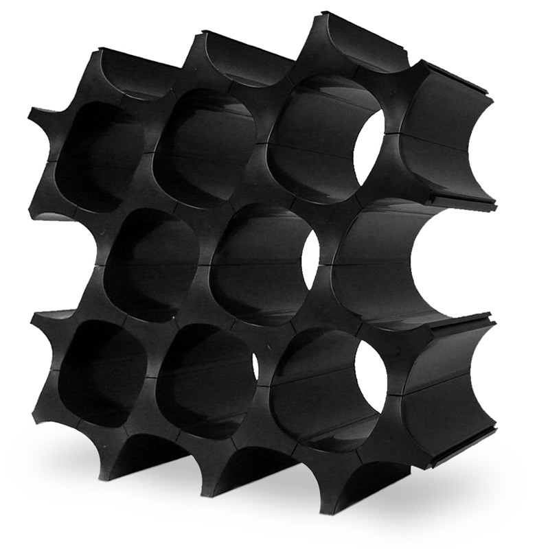 QL10031-BK Органайзер wine cell черный Qualy  - Вид №2