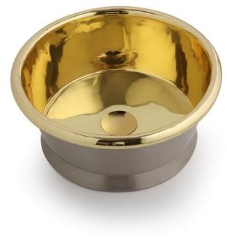 Lvcp03 Накладная раковина на столешницу  овальная BLEU PROVENCE Lavabi in metallo - Вид №5