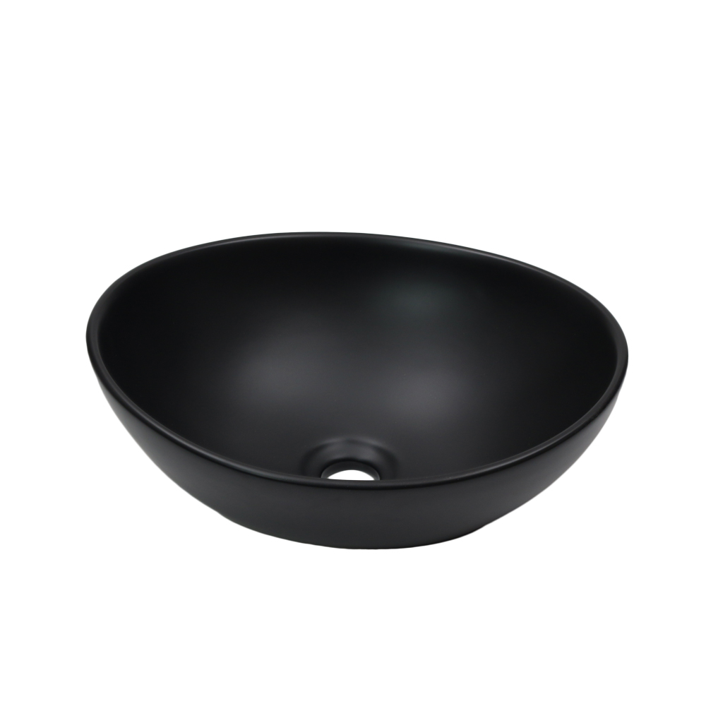 Накладная раковина melana mln-7138mb (матовая черная) 7138MB-805 - Вид №5