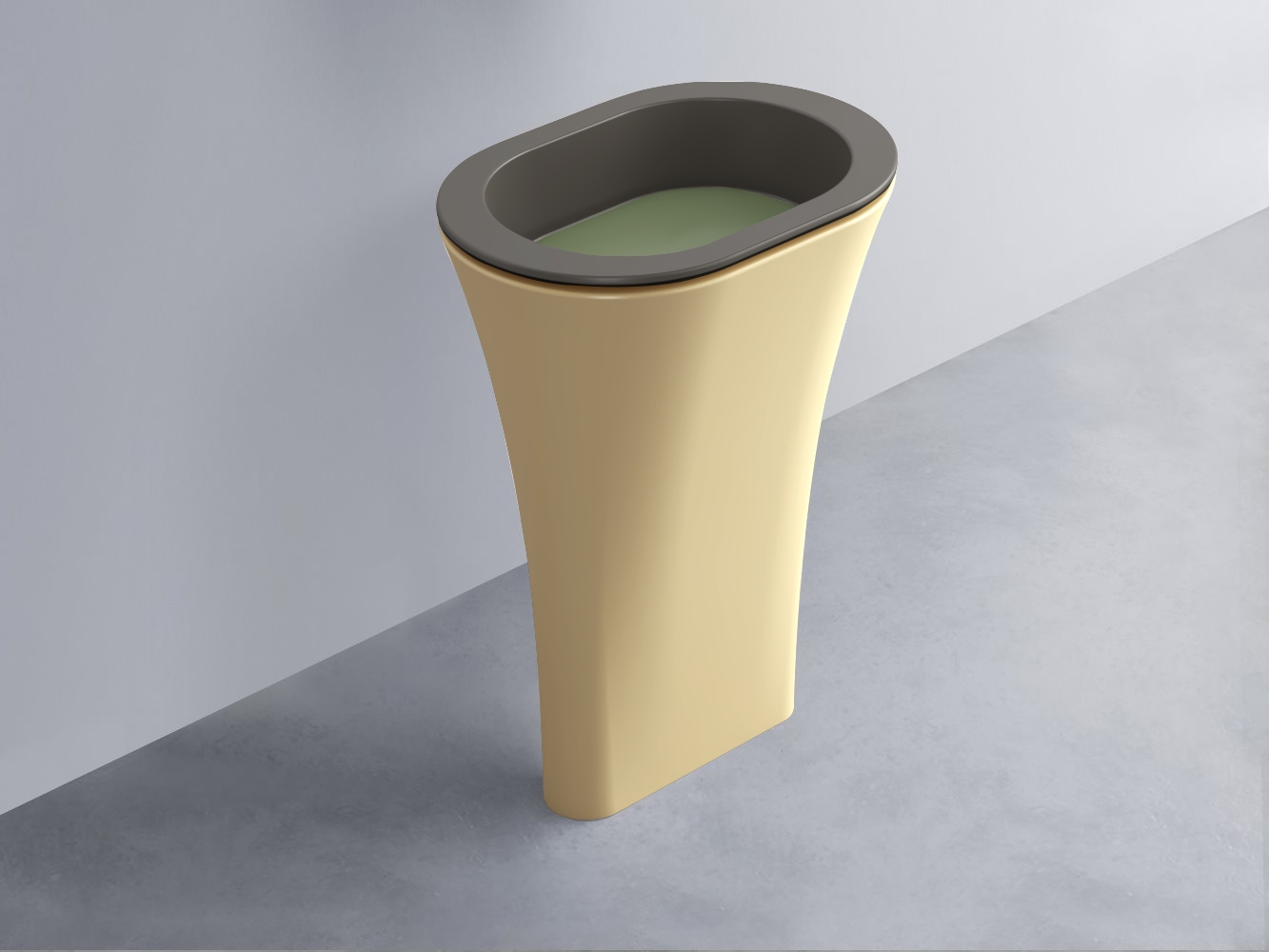 AMLA65-FN+AMPILO-AG+AMCOLO-CN Раковина Amedeo Ovale отдельностоящая cielo Enjoy + Amedeo Ceramica Cielo
