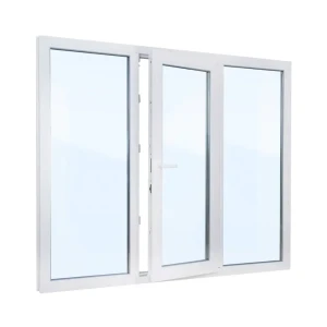 Пластиковое окно ПВХ VEKA одностворчатое 1400x2100 мм (ВxШ) двуxкамерный стеклопакет белый (с двух сторон)