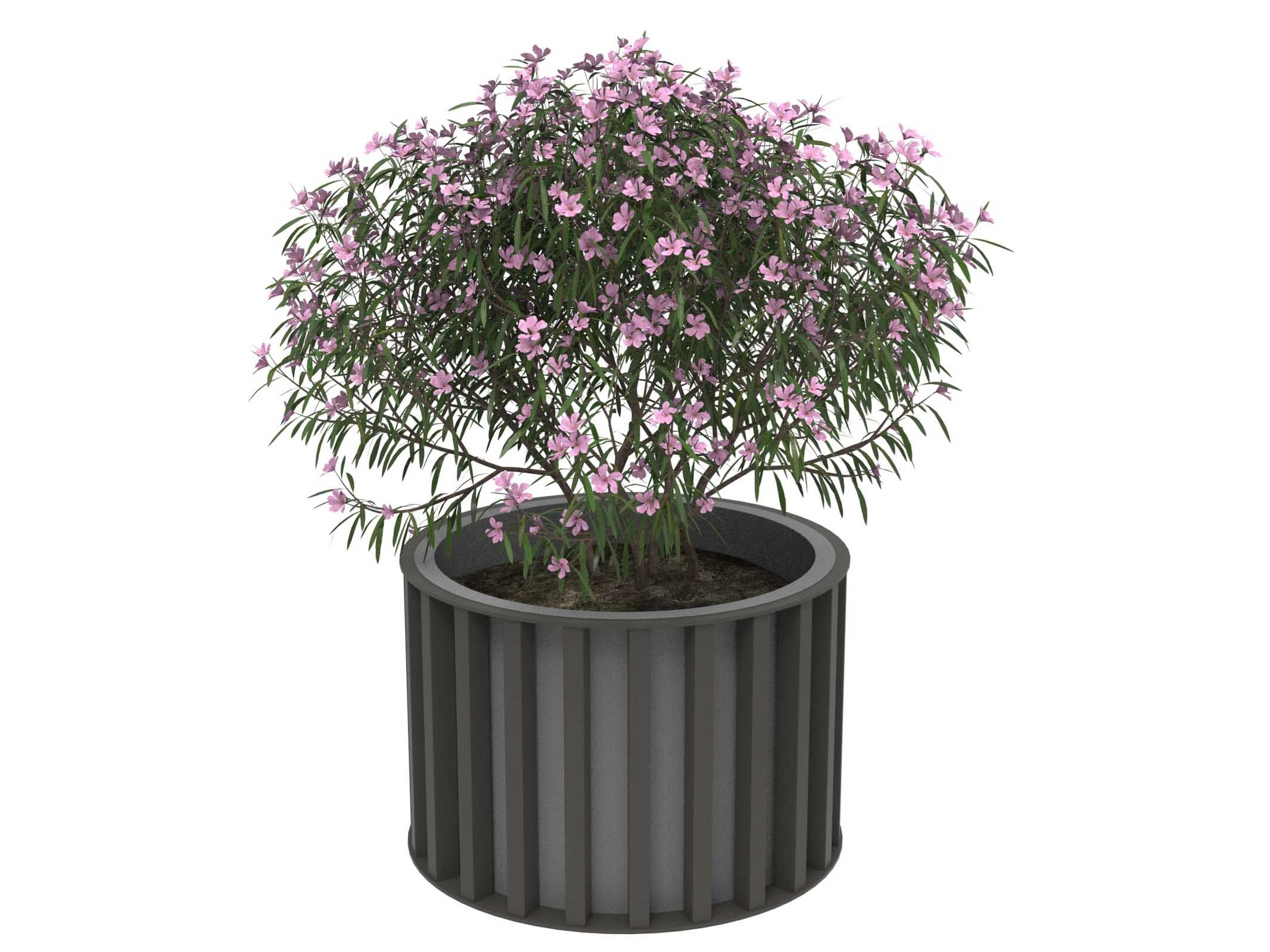 Оцинкованная сталь круглый низкий плантатор Lazzari Динамо ARCH-00115712 - Вид №33