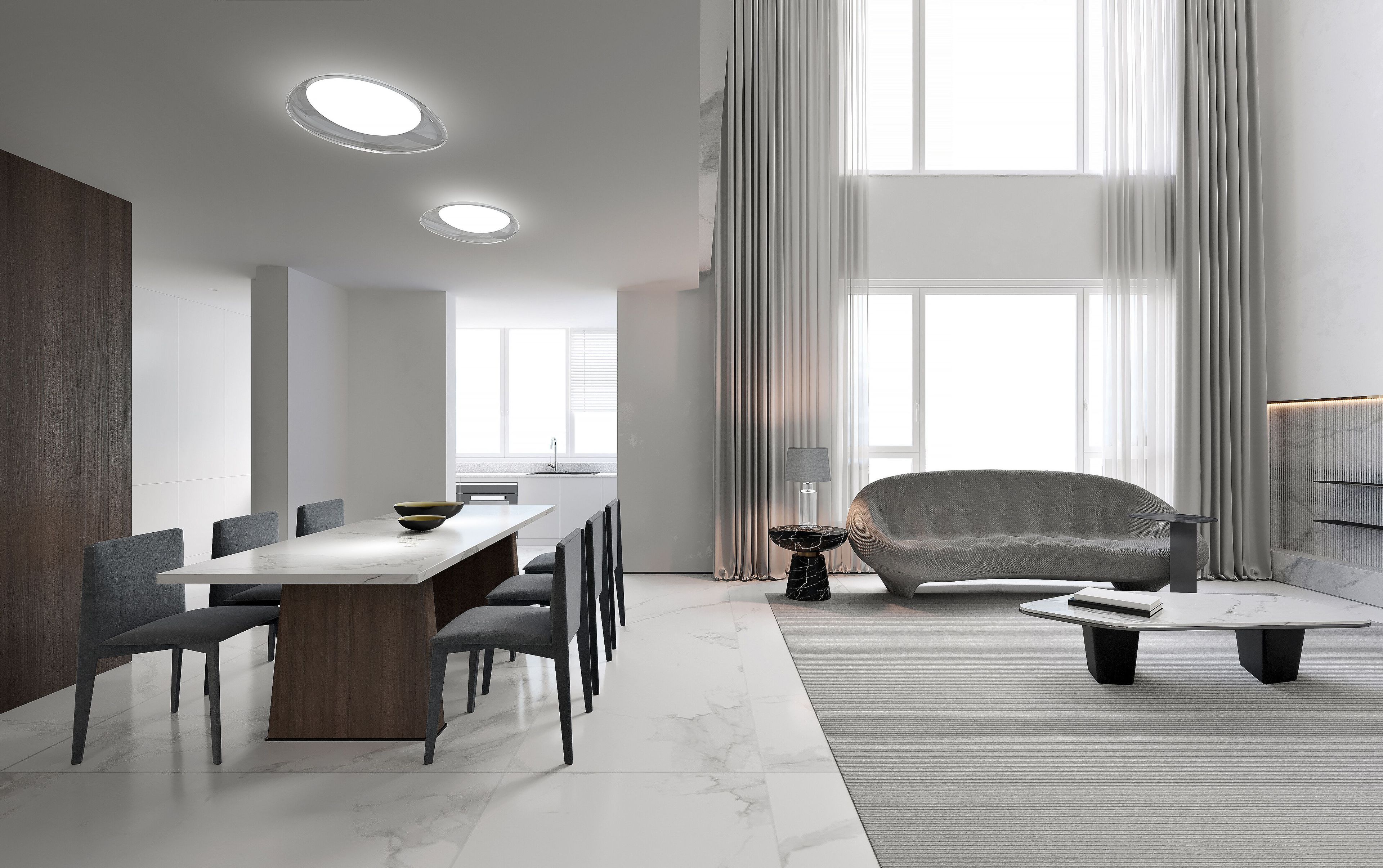 Светодиодный потолочный светильник Valaisin Grönlund TRIGON ARCH-00124938 - Вид №6