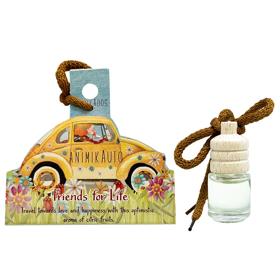 MK007ASAMGBn Диффузор для автомобиля animikauto, friends for life new, 6 мл Ambientair 