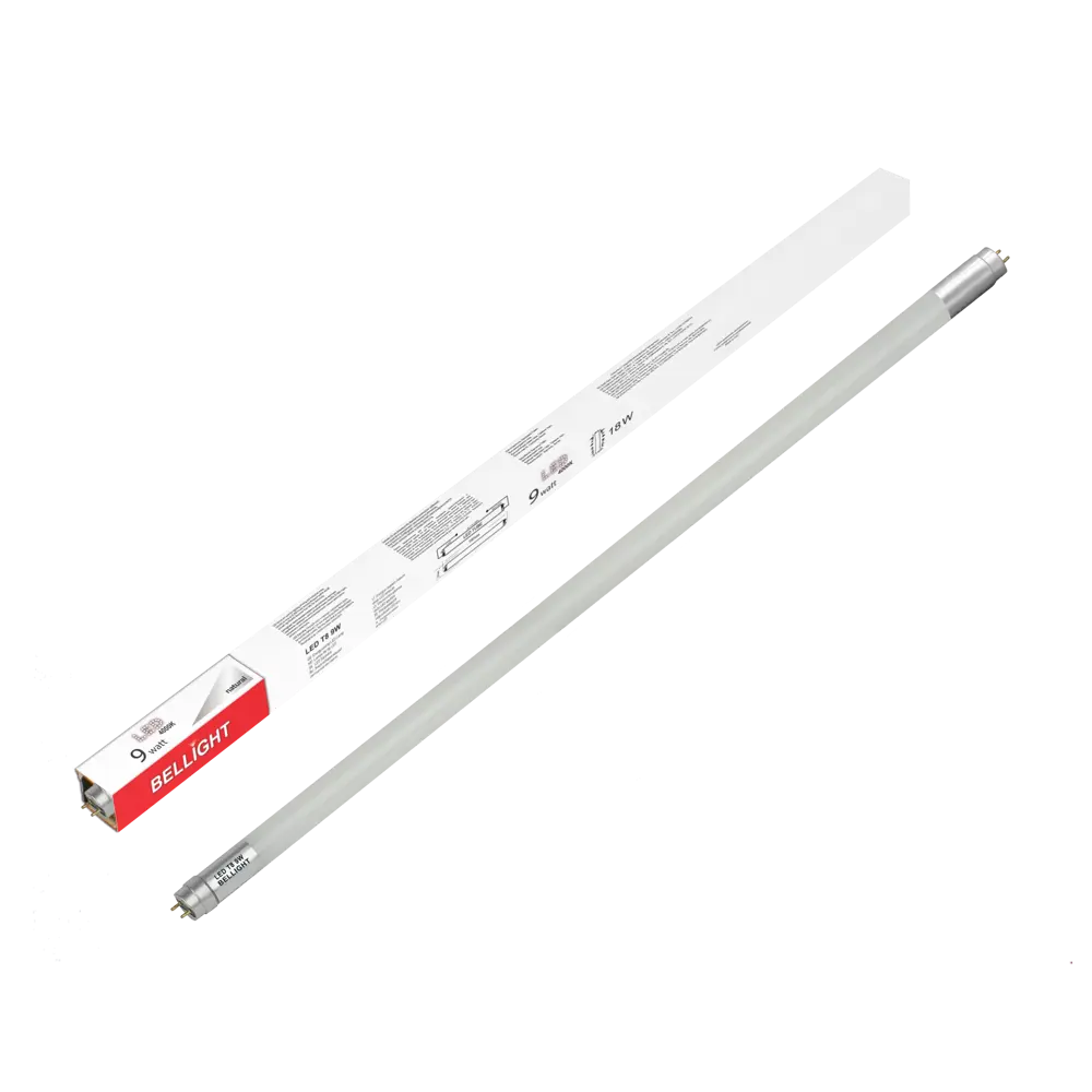 Лампа светодиодная Bellight T8 185-265 В 9 Вт туба 800 лм белый цвет света 86853412 STLM-2006058  - Вид №3