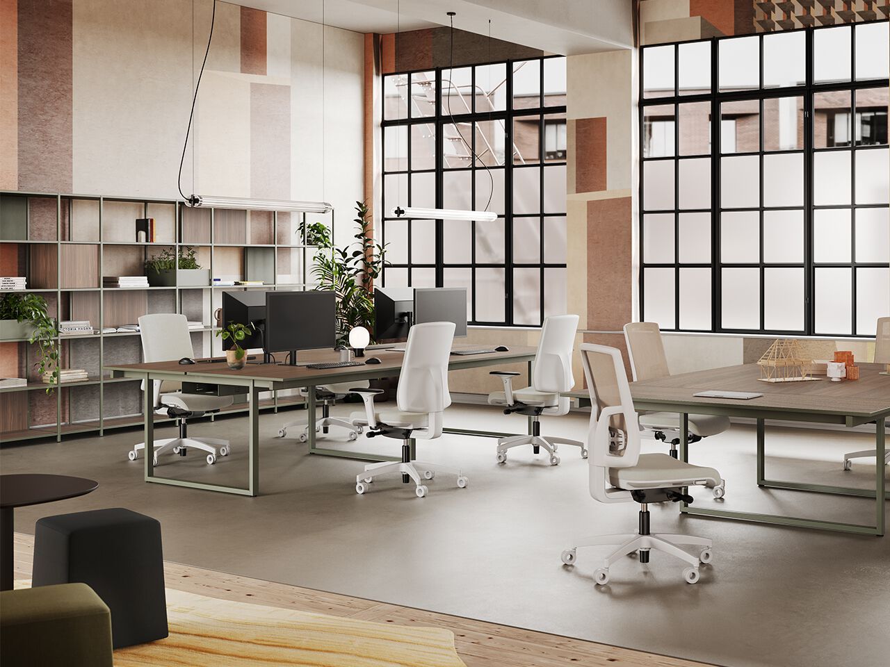 Ткань операционный офисный стул с подлокотниками FREZZA Kiku ARCH-00146085 - Вид №3