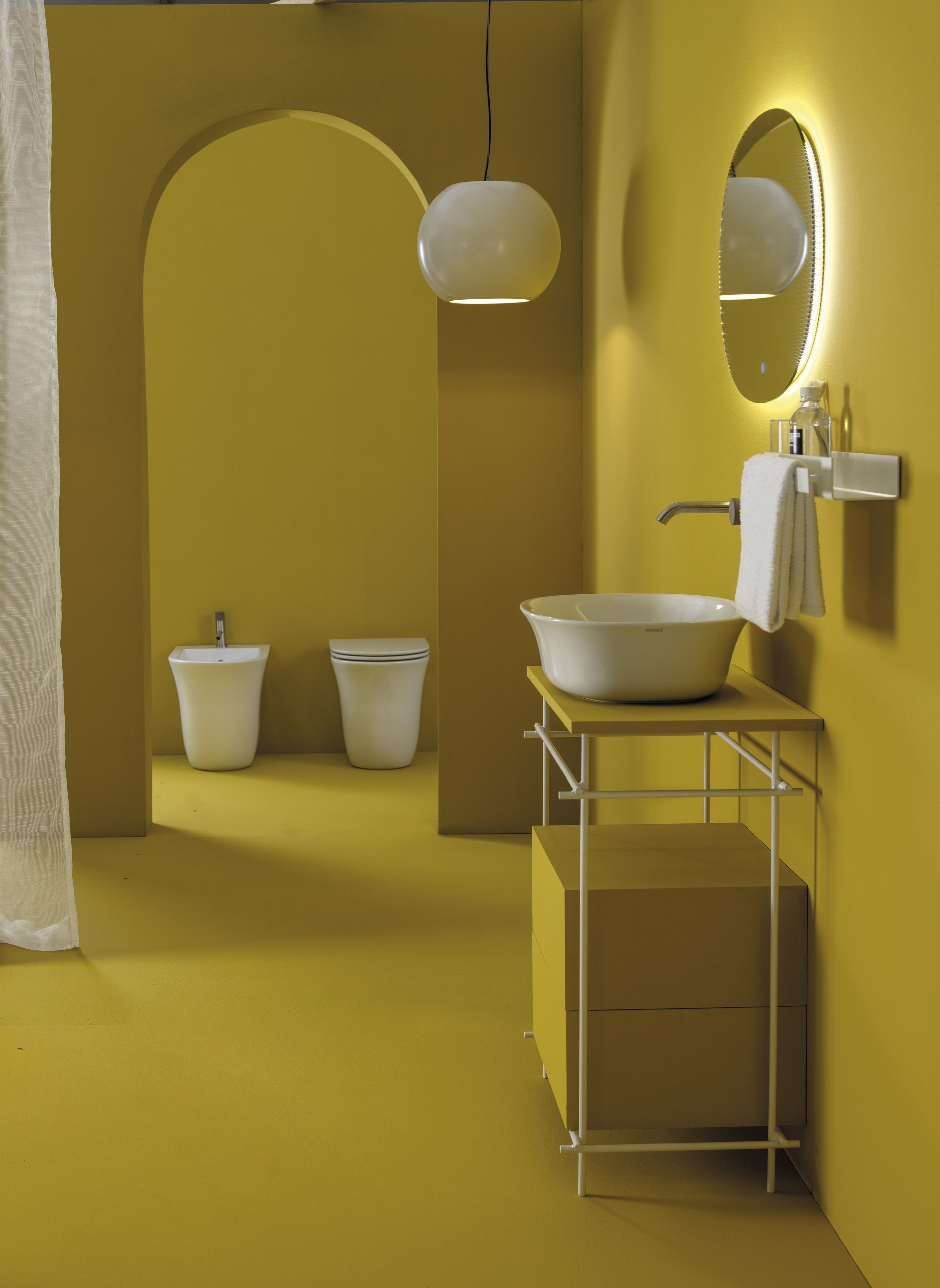 Полная мебель для ванной комнаты GSG Ceramic Design Flut ARCH-00115836 - Вид №5