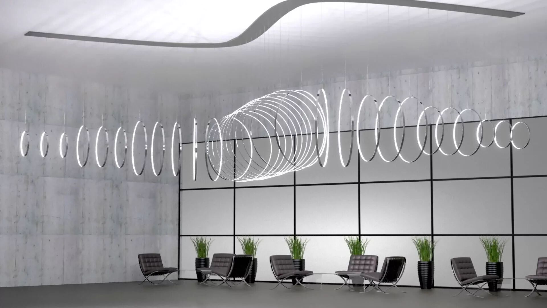 Металлический подвесной светильник ZAVA кольца ARCH-00108379 - Вид №3