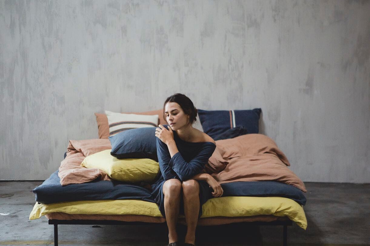 Прямоугольная однотонная льняная подушка Libeco Home Madison ARCH-00003740 - Вид №6