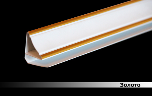 Потолочный плинтус Золото софитто DEKOR PANEL DP280