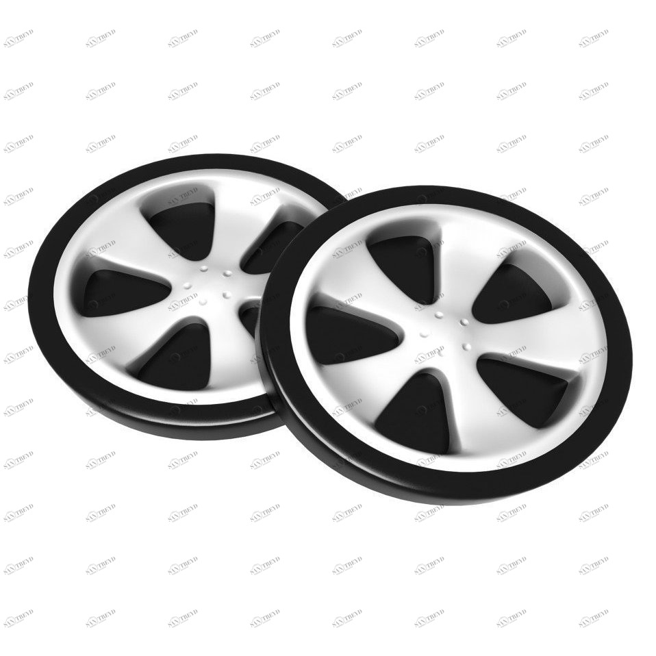 Колеса для кровати-машины пластиковые БЕЛЬМАРКО  326905 Черный Santreyd 