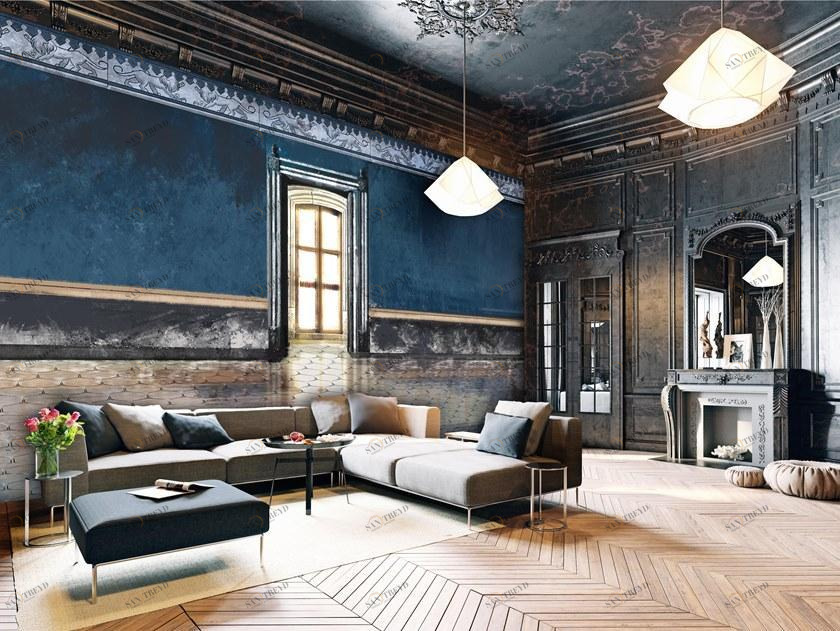 Моющиеся обои trompe l'oeil Wallpaper 2019 Santreyd sun-id-1464319