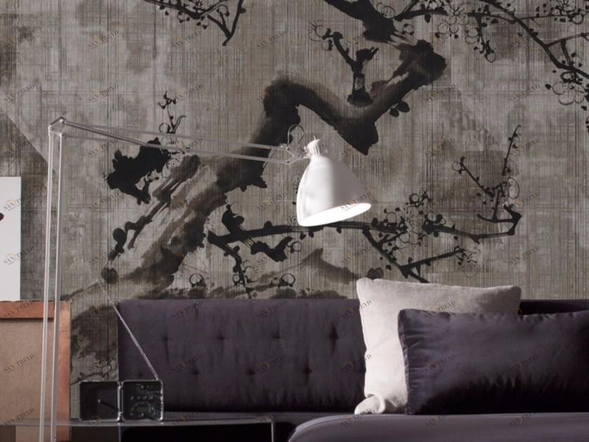 Inkiostro Bianco Панорамные обои из стекловолокна в современном стиле Undressing surfaces sun-id-1516571