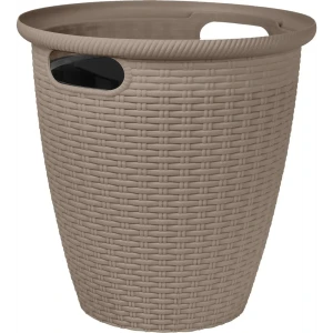 Кашпо для цветов Ingreen Rattan ø47 см h25.3 см v50/27 л пластик французский платан