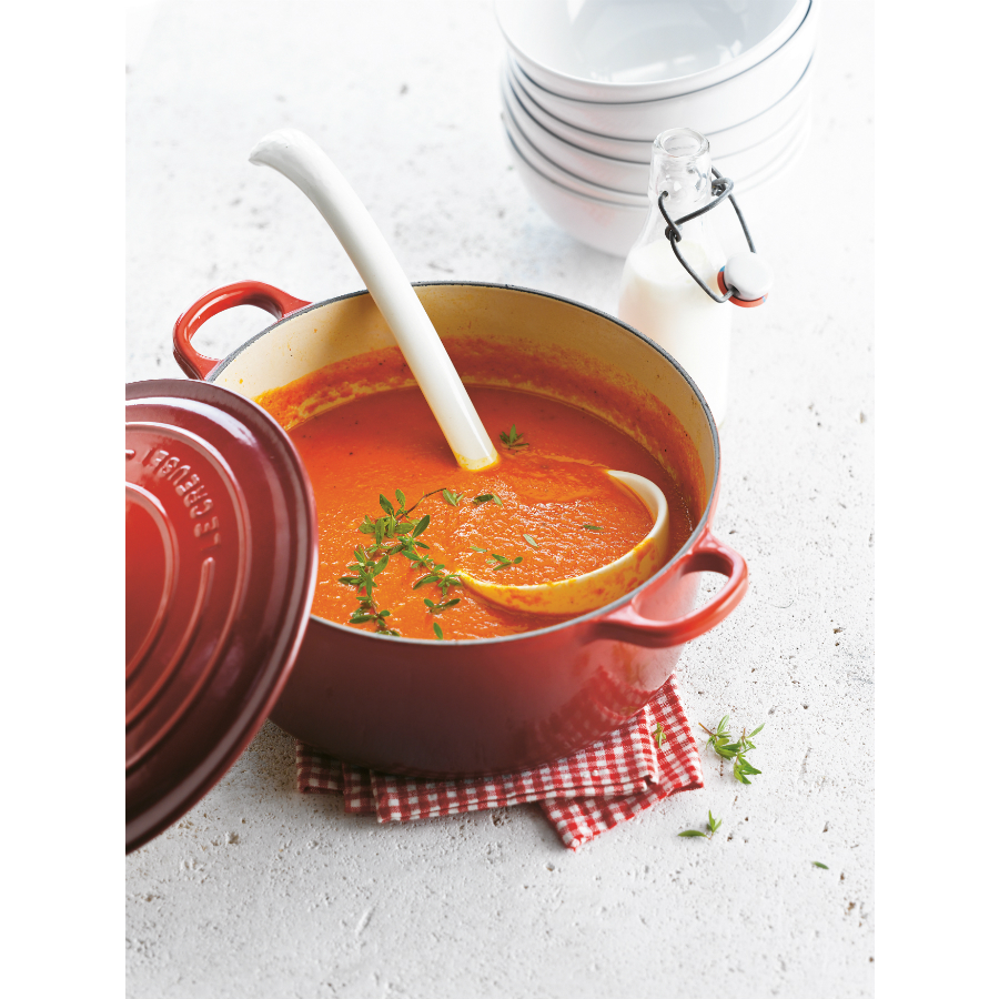 Кастрюля чугунная Le Creuset, Ø22 см, вишневая 21177220602430 - Вид №1