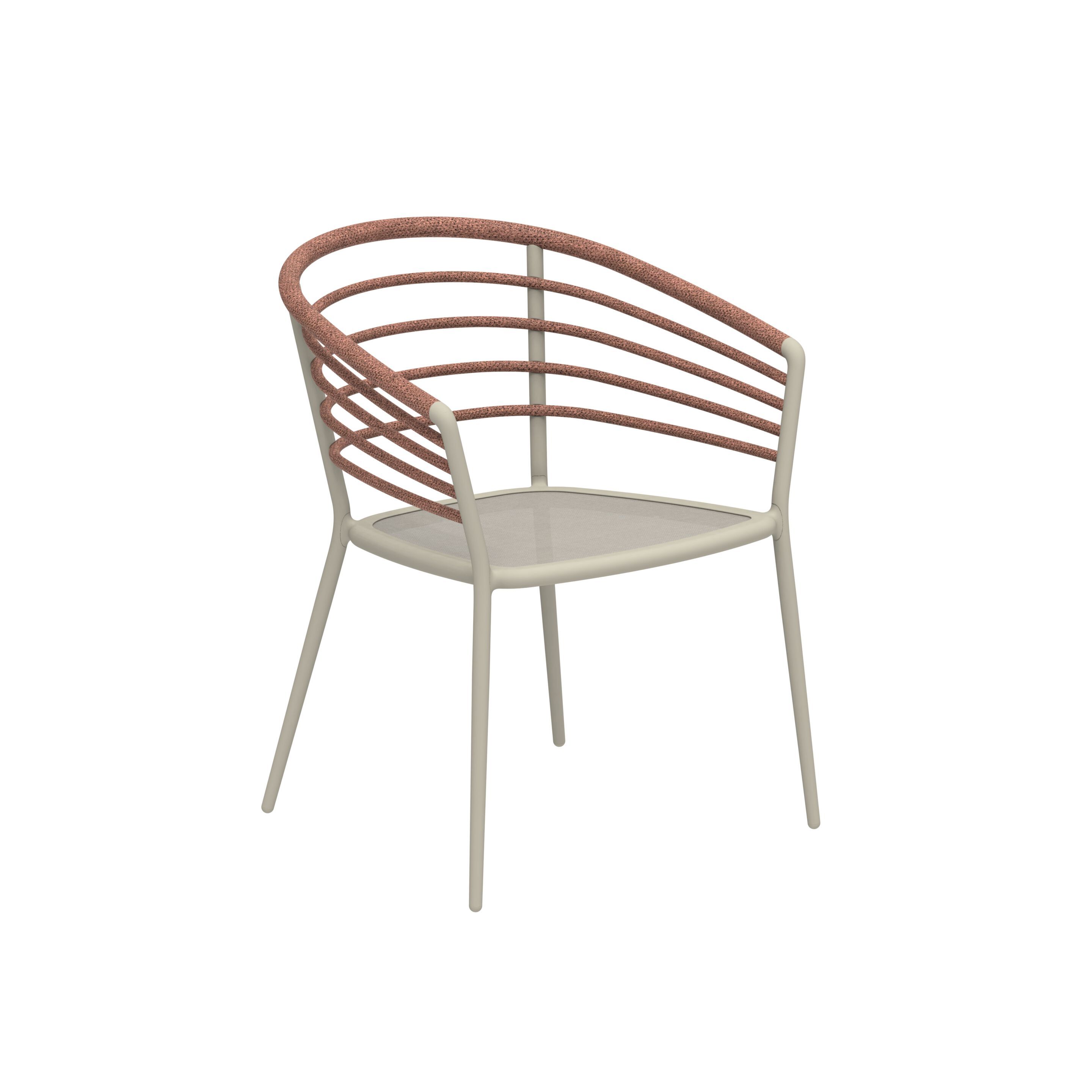 Алюминиевый садовый стул с подлокотниками Royal Botania Archy ARCH-00101924 - Вид №4