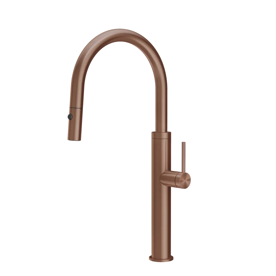 Смеситель для раковины 60022 708 Gessi Gessi316 МЕДНЫЙ МАТОВЫЙ PVD 60022708