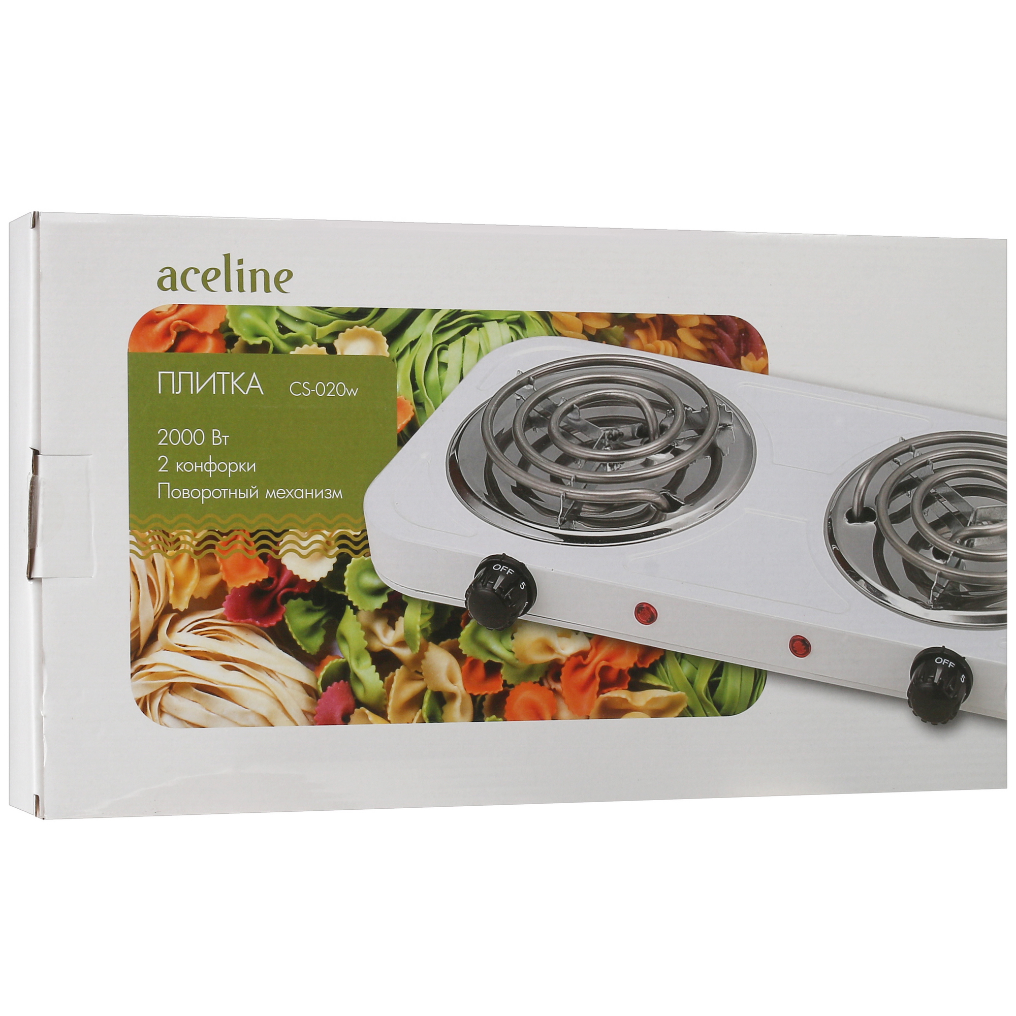 5035207 Плита компактная электрическая Aceline CS-020w белый STDN-0059342 - Вид №7