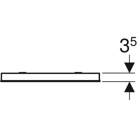 Y862340000 Зеркало с подсветкой Geberit Renova Compact Geberit  - Вид №10