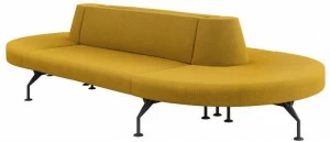 Tacchini Модульная тканевая скамья со спинкой