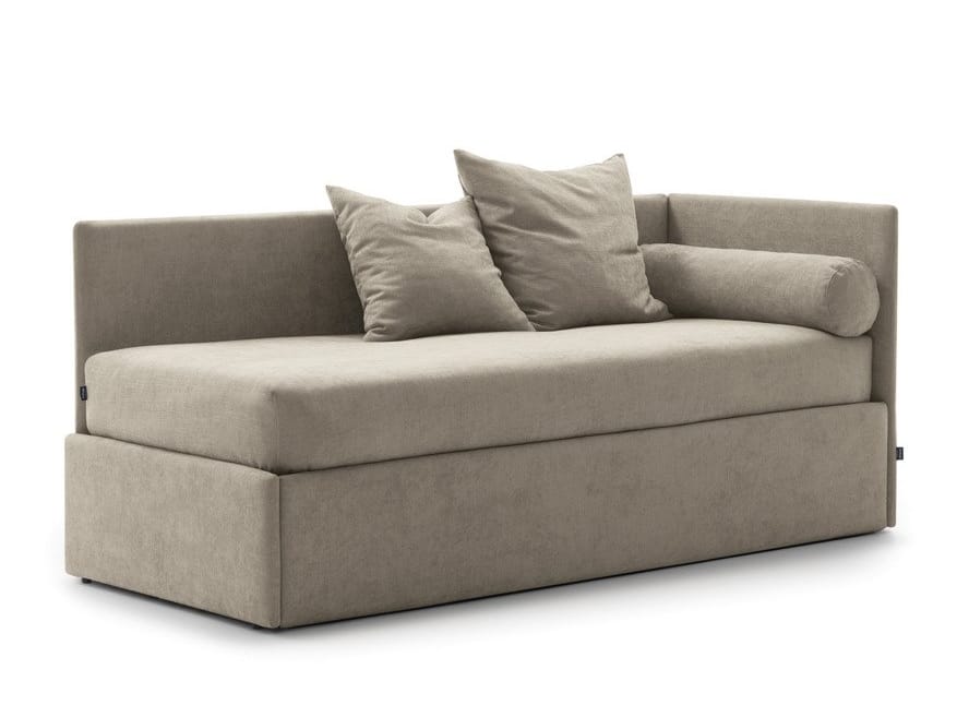 Угловая кровать с изголовьем и прямой боковой панелью Bolzan Line ARCH-00057892