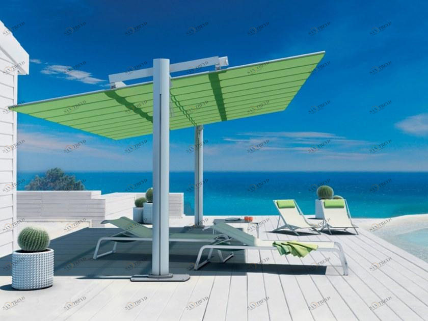 FIM Прямоугольный алюминиевый зонт Flexy sun-id-1450765