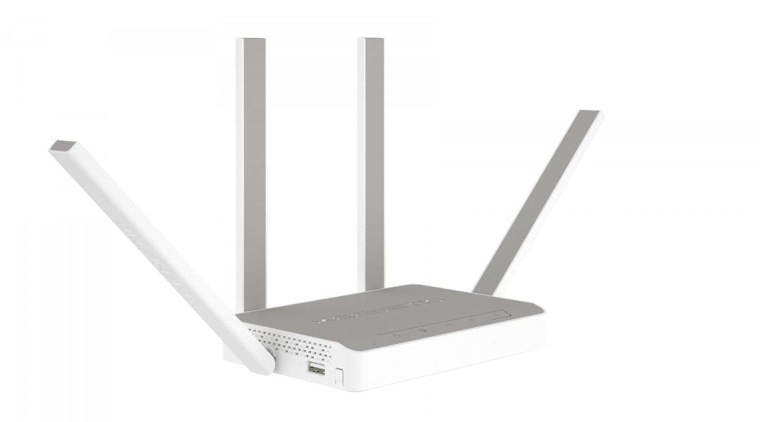 Keenetic Extra (KN-1710) extra двухдиапазонный интернет-центр с mesh wi-fi ac1200, усилителями приема/передачи, управляемым коммутатором и многофункциональным портом usb Keenetic Santreyd  - Вид №1